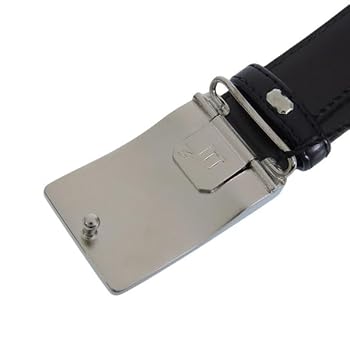 美品　dunhill ダンヒル　レザーベルトブラック　ゴルフ　ビジネス　ブランド dunhill ダンヒル ブラックレザーベルト 本革 - メルカリ